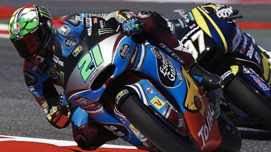 El piloto italiano de Moto2 Franco Morbidelli.