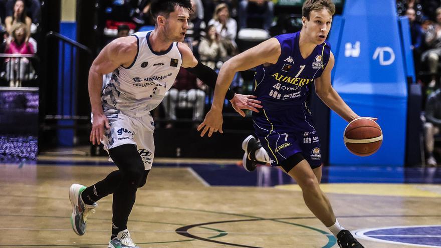 El Alimerka Oviedo Baloncesto cae (81-86) por primera vez esta temporada ante un duro Guuk Gipuzkoa Basket