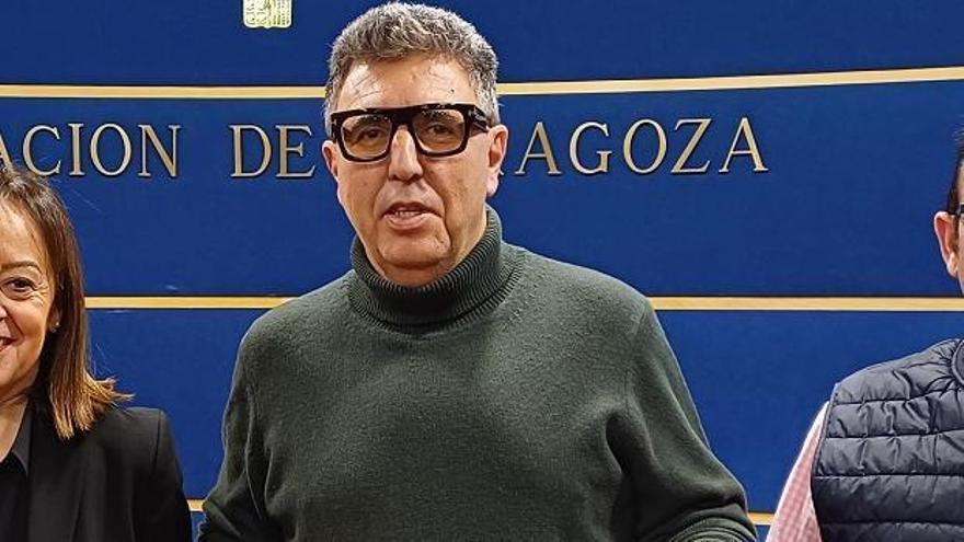 El alcalde de Alfajarín, José Tomás Pueyo.