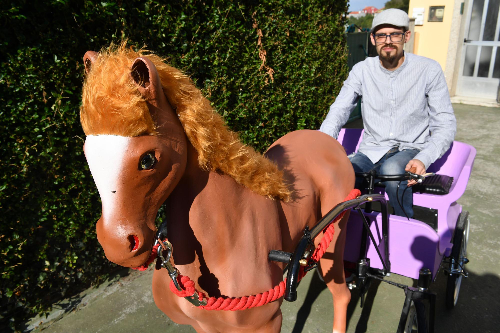 Un caballo para un recuerdo en A Coruña