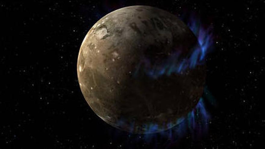 Ganímedes es la luna más grande del Sistema Solar.