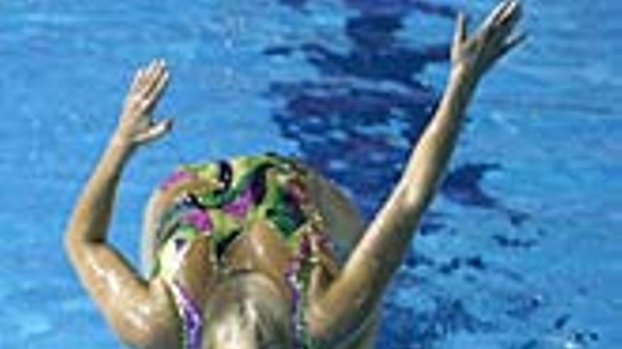 España logra la medalla de bronce en el ejercicio técnico de natación sincronizada