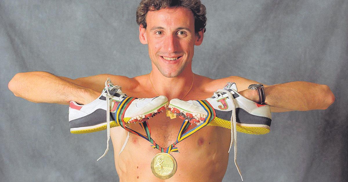 Fermín Cacho, durante su etapa como atleta.