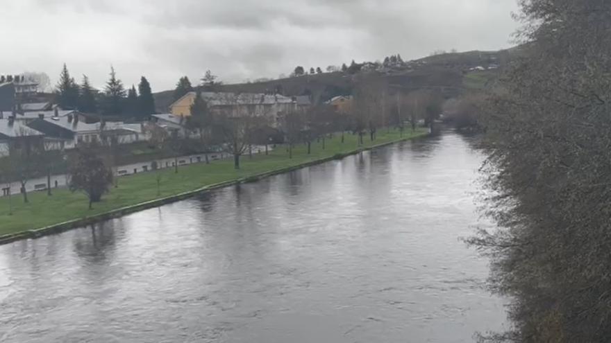 El río Tera, a su paso por Puebla de Sanabria.