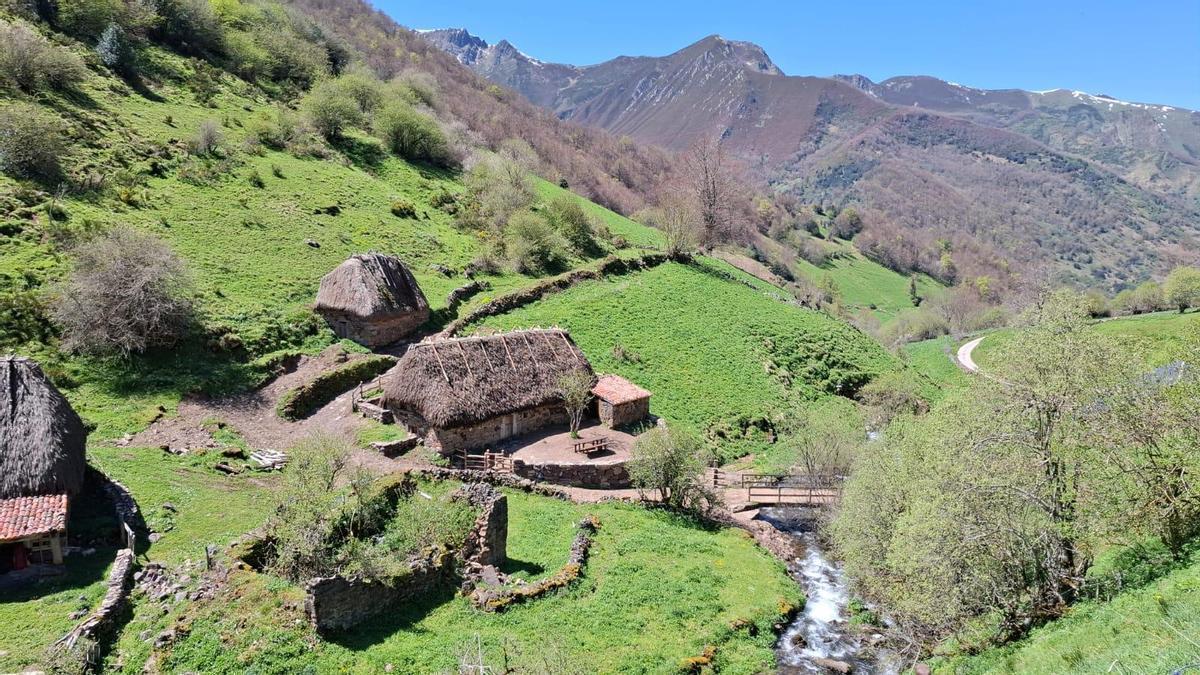 Una braña en Somiedo.