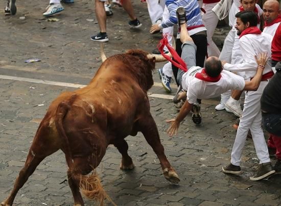 "Encierro" de diumenge als Sanfermines