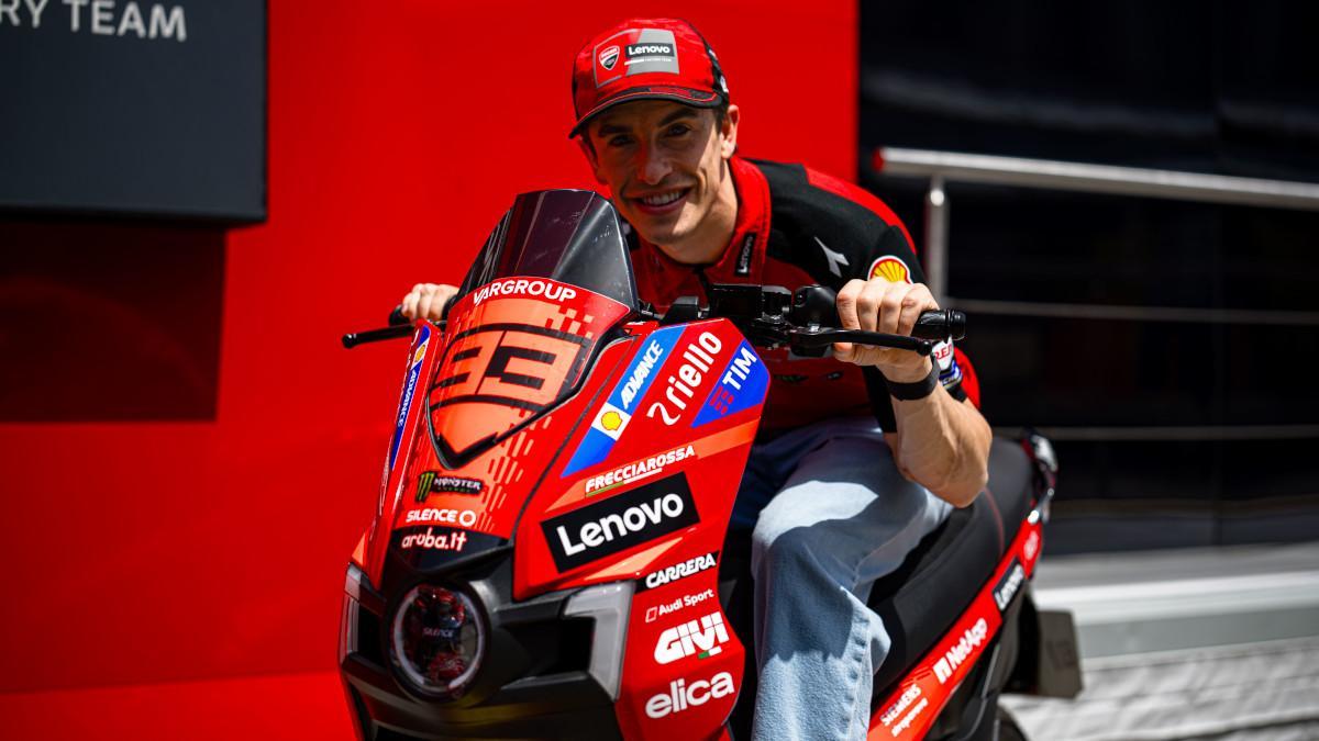 Marc Márquez sobre la Silence S01
