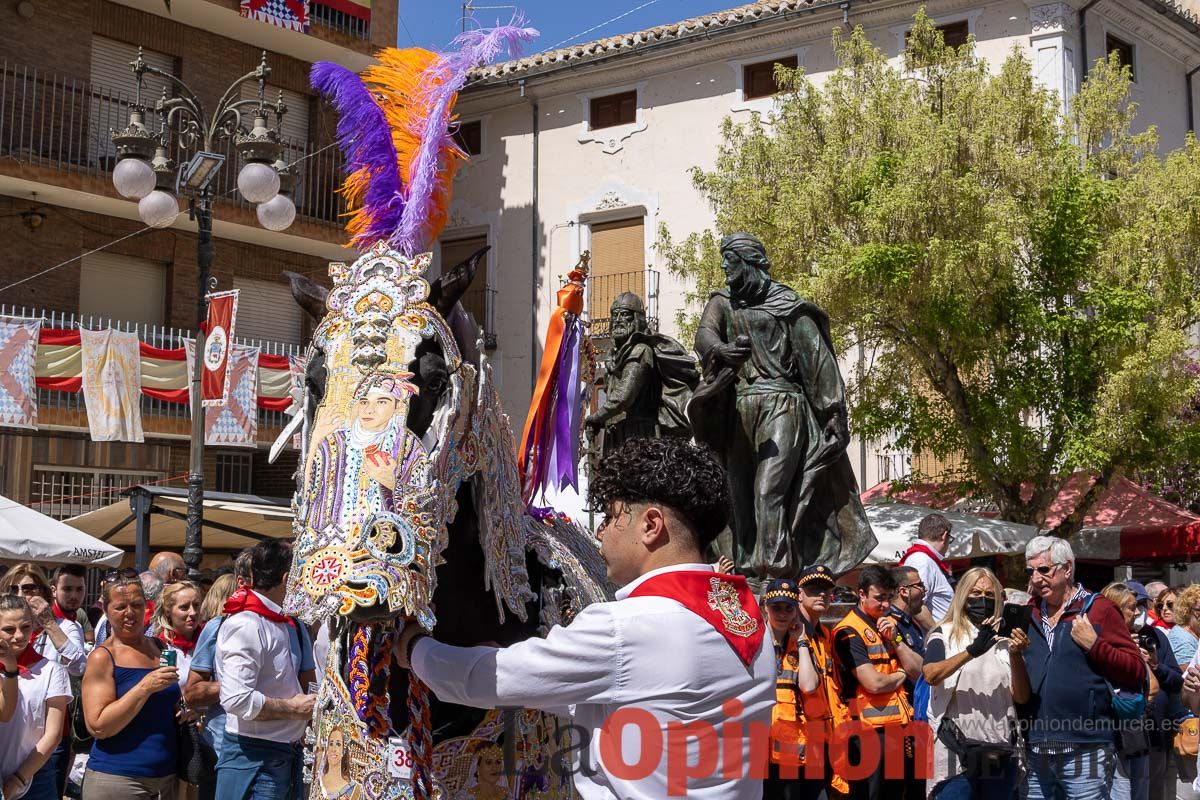 Recorrido Caballos del Vino día dos de mayo en Caravaca