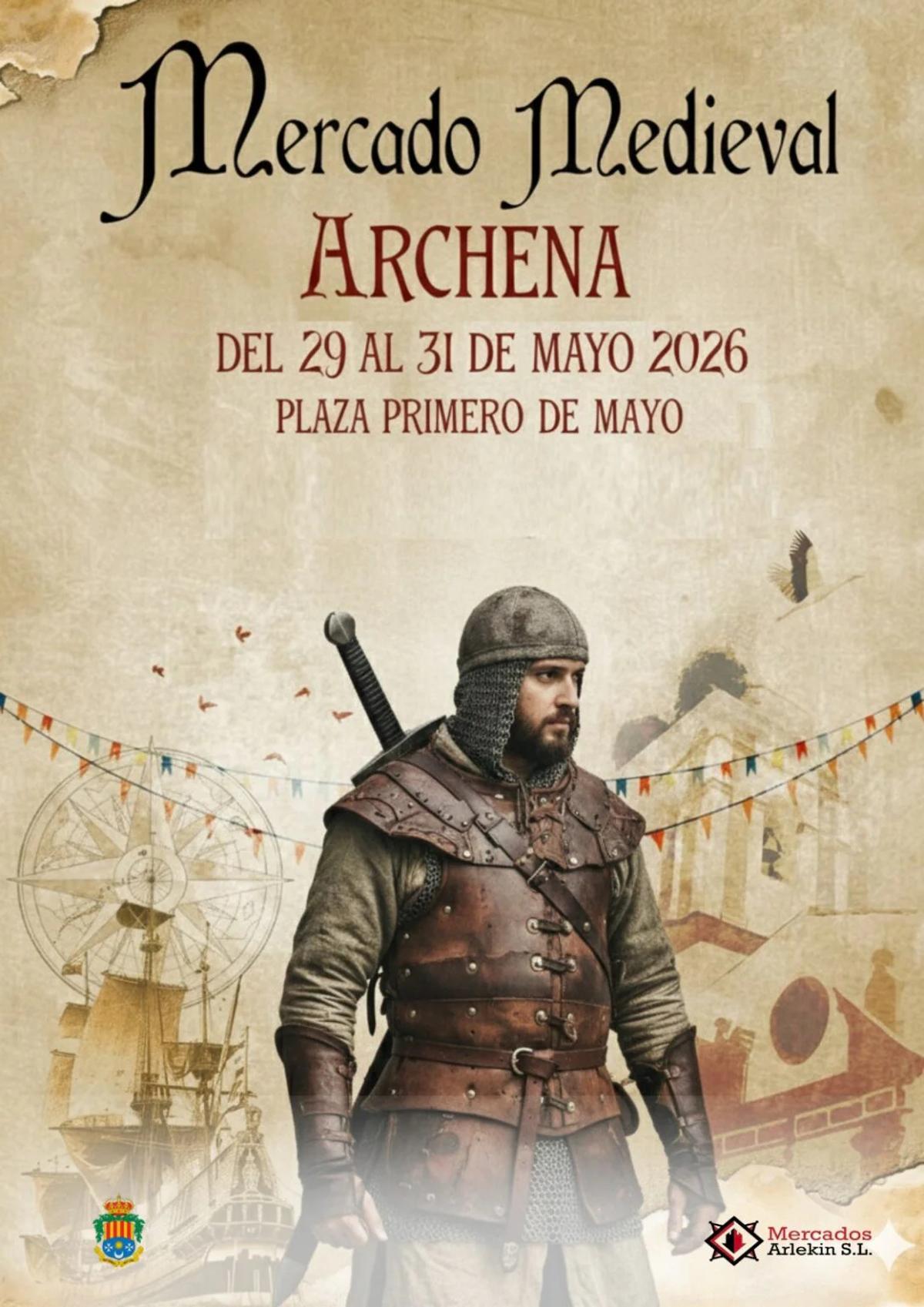 Cartel del Mercado Medieval de Archena.