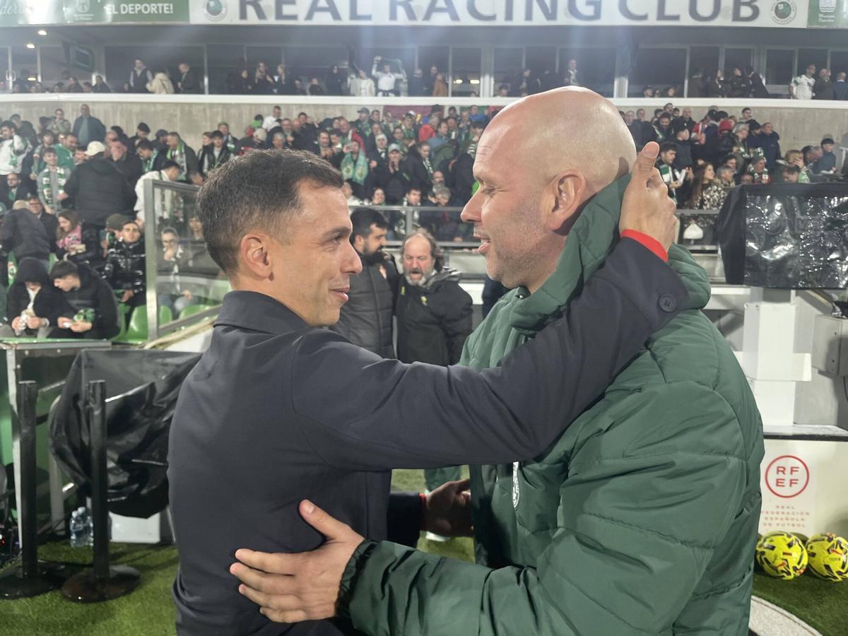 El partido entre el Racing de Santander y el Sporting, en imágenes