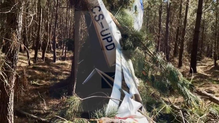 Un profesor de vuelo y su alumno resultan heridos en un accidente aéreo en Valença