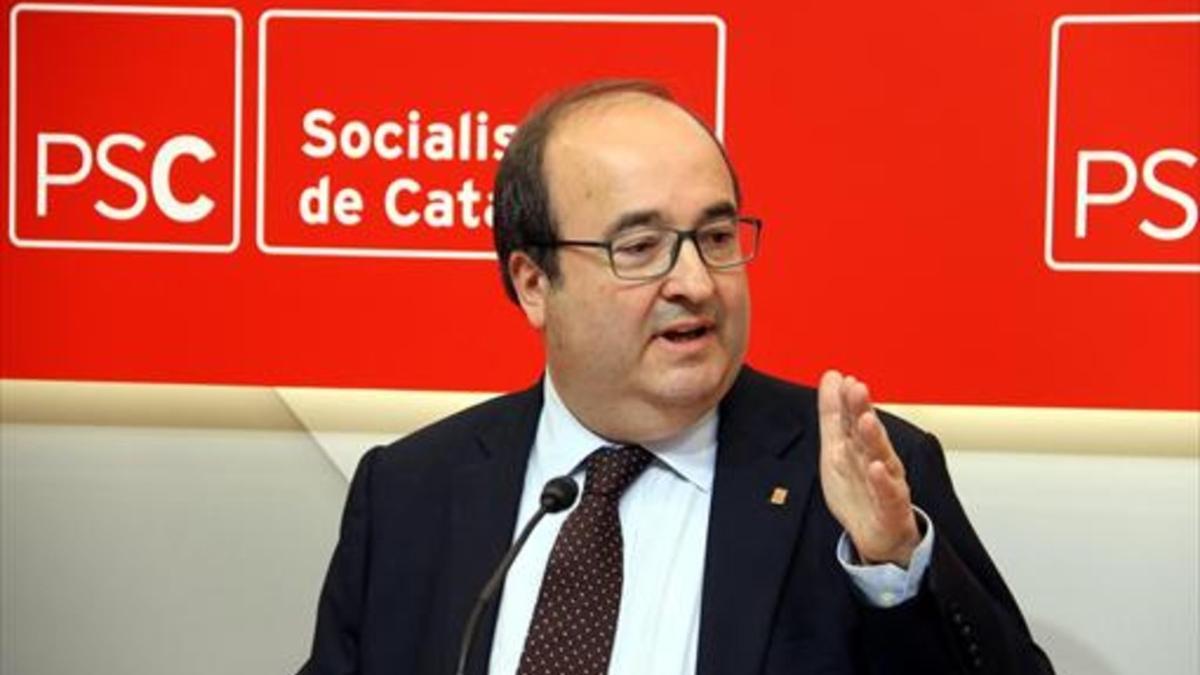 Miquel Iceta, líder del PSC