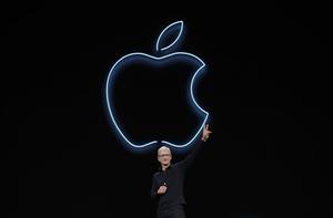 El director ejecutivo de Apple, Tim Cook, en una presentación en 2019.