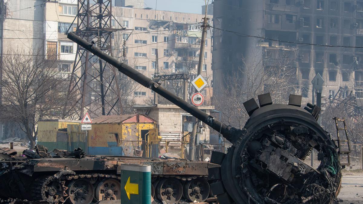 La ciudad ucraniana de Mariúpol tras los ataques lanzados por Rusia en el marco de la guerra.