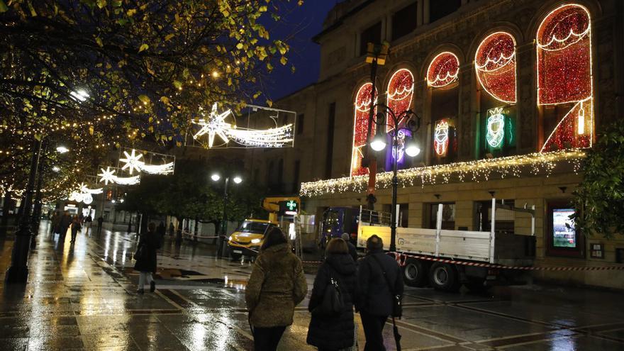 En imágenes: Gijón se prepara para la Navidad