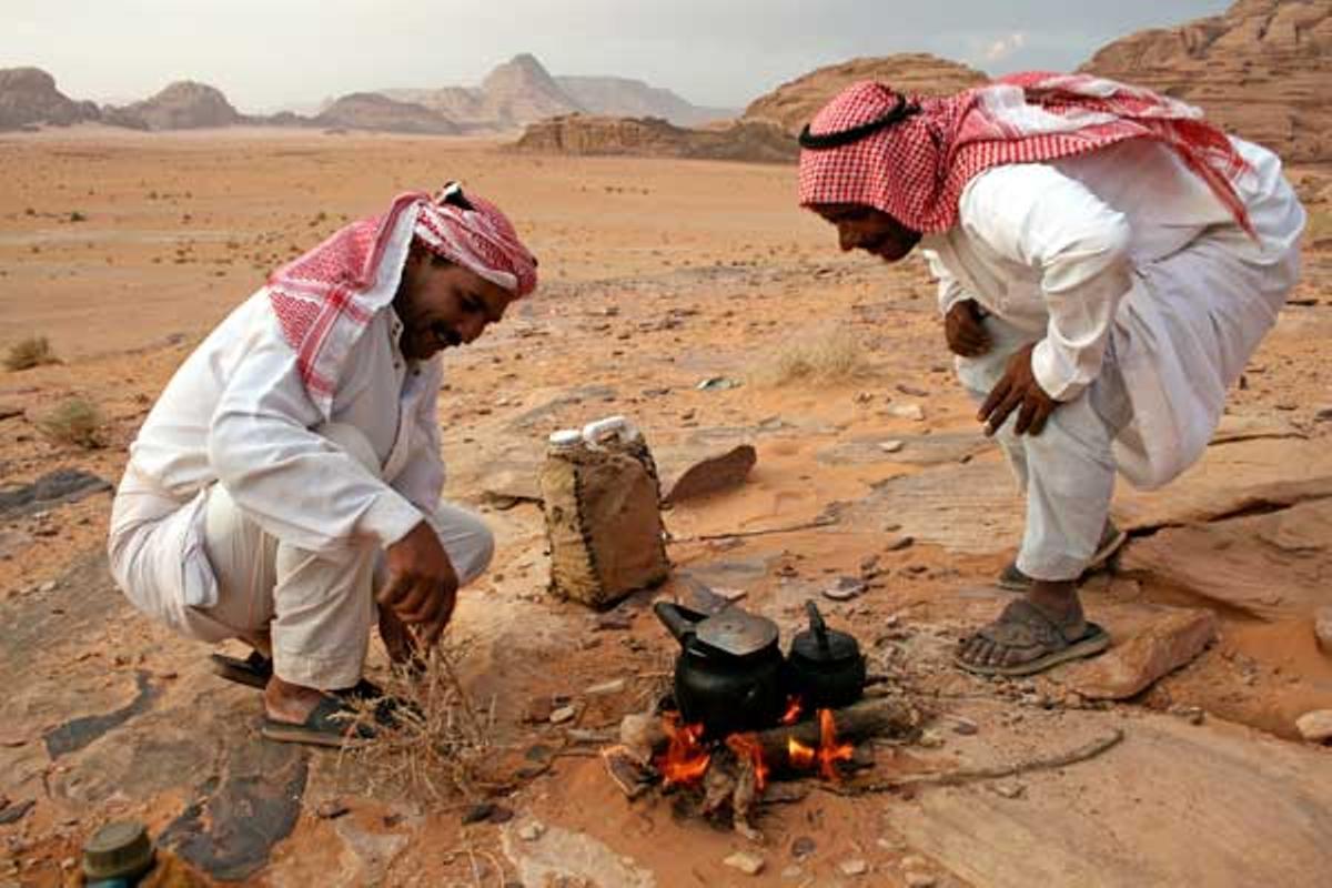 Beduinos en Wadi Rum