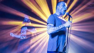 Sleaford Mods, en un momento de su actuación en Razzmatazz.