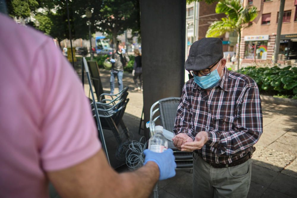 Crisis del coronavirus | Primeras imágenes de la Fase 1 del desconfinamiento en Tenerife