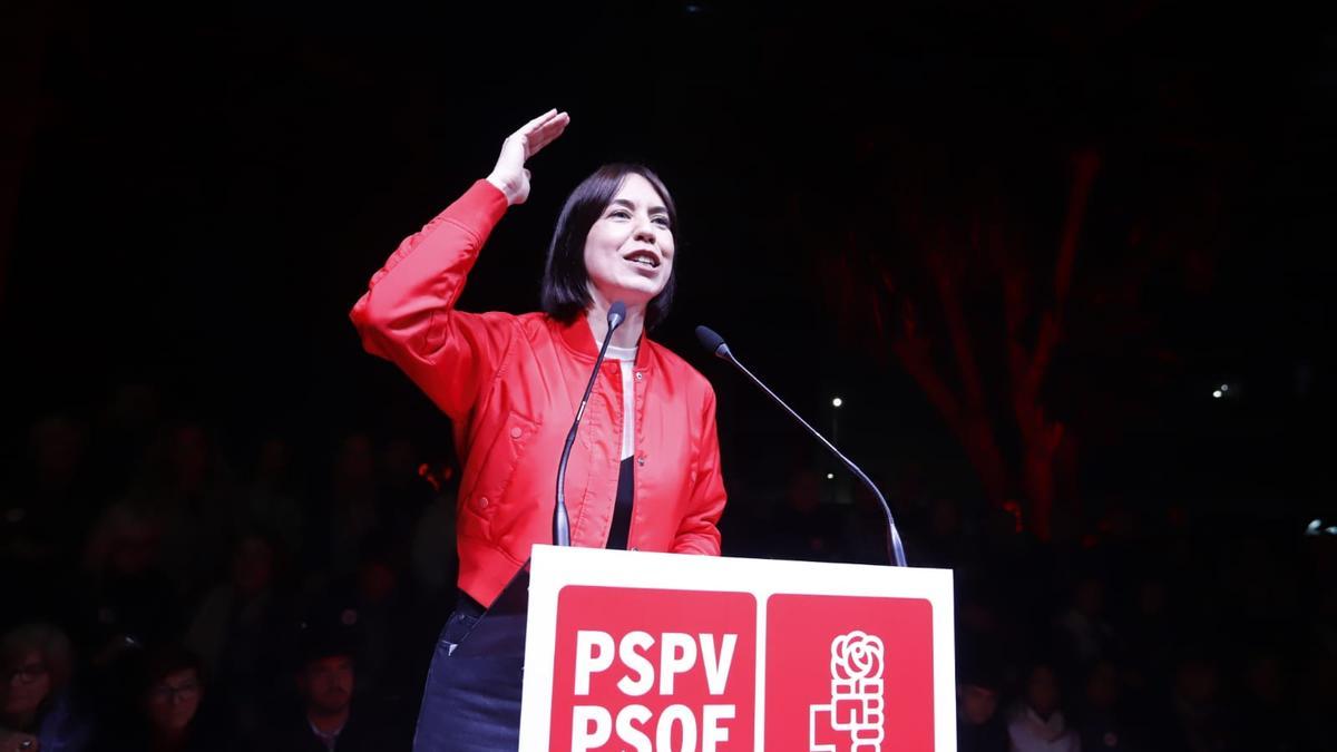 Diana Morant presenta su candidatura en Gandia