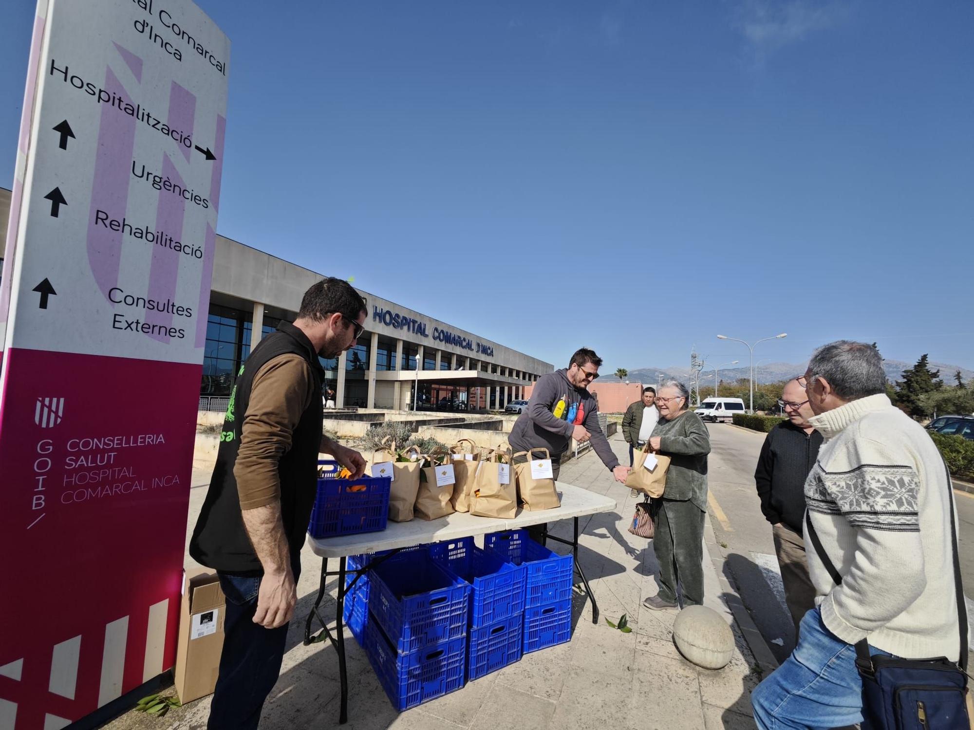 Fotos | Así reivindica Unió de Pagesos la presencia de producto local en los hospitales