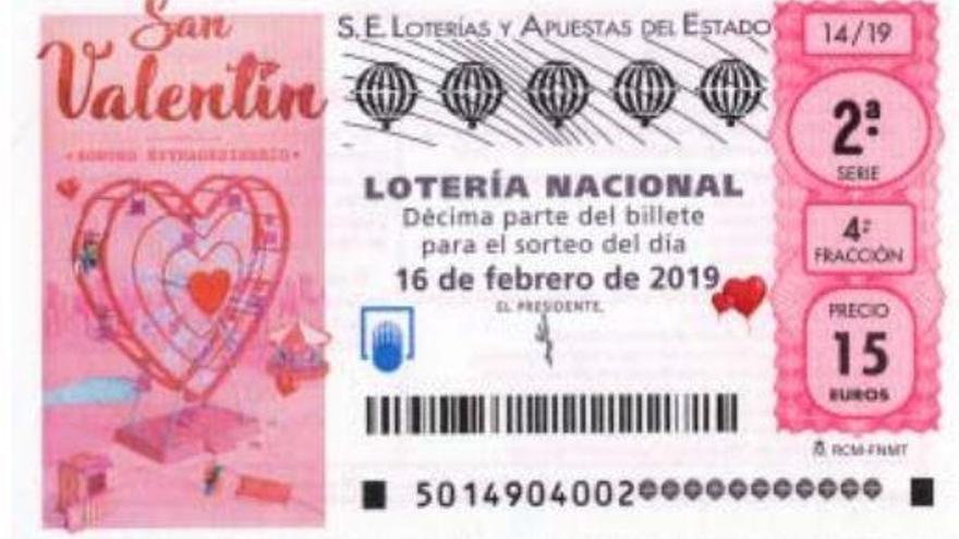 Comprobar resultado del sorteo extraordinario de San Valentín 2019 de la Lotería Nacional celebrado hoy, sábado 16 de febrero de 2019