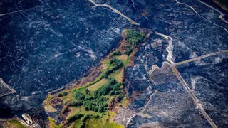 Galicia concentra una de cada siete hectáreas ardidas en Europa este año