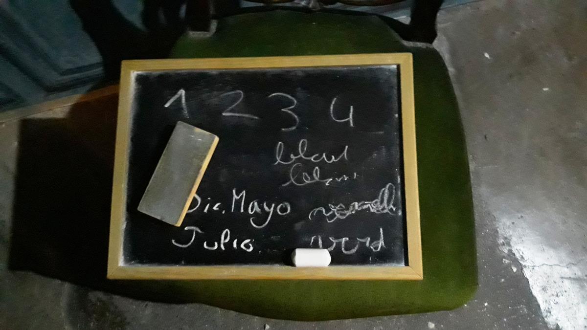 Se facilita una pizarra a los participantes para anotar sus averiguaciones.