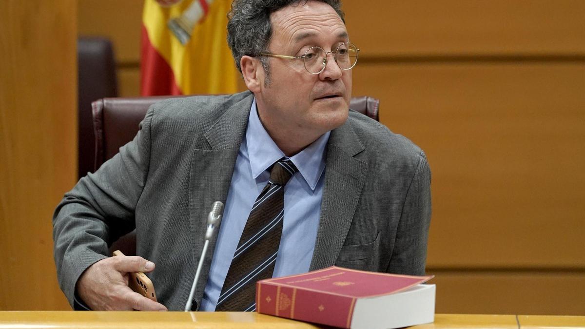 Álvaro García Ortiz, Fiscal General del Estado, durante su comparecencia en el Senado.