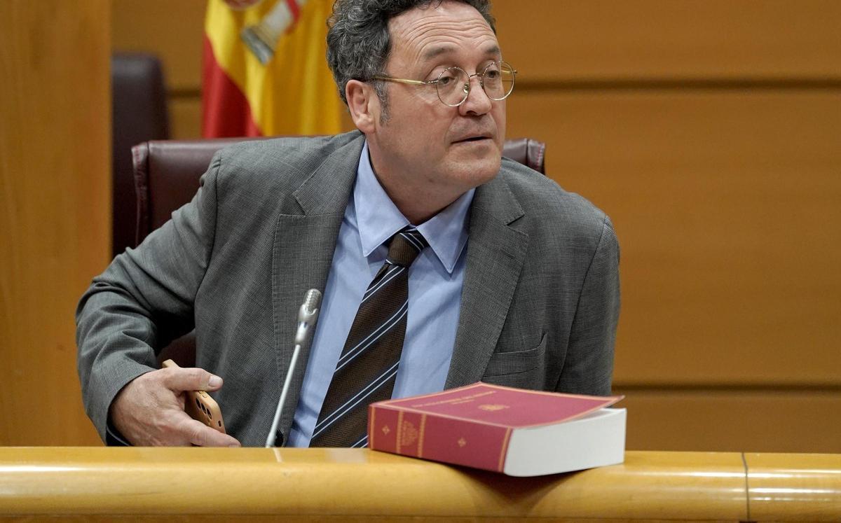 Álvaro García Ortiz, Fiscal General del Estado, durante su comparecencia en el Senado.