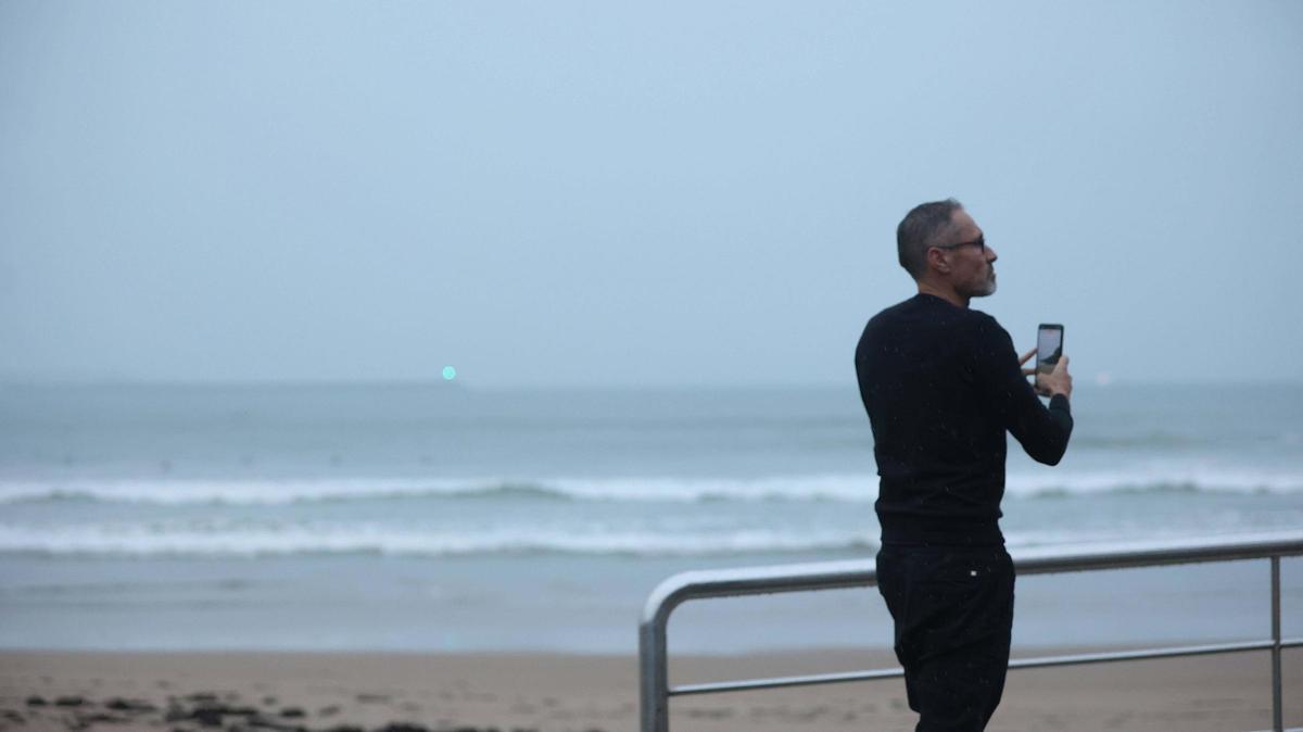 Temporal de viento y lluvia en A Coruña