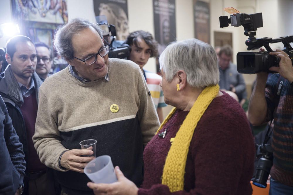 Quim Torra farà fins dimarts dejuni a Montserrat e