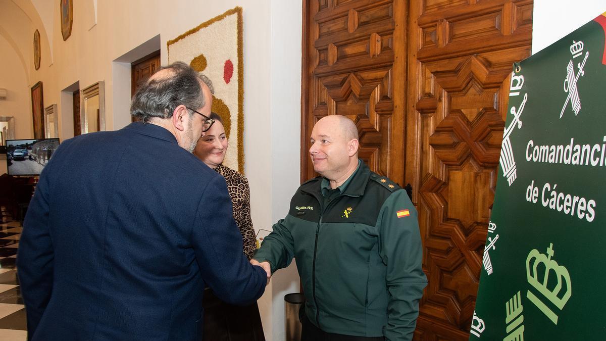 Vídeo | Encuentro entre la Guardia Civil y la GNR portuguesa en Cáceres