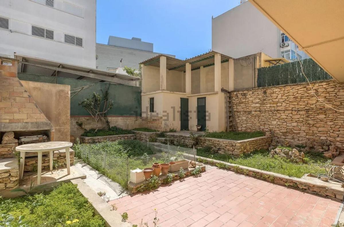 Una imagen del jardín.