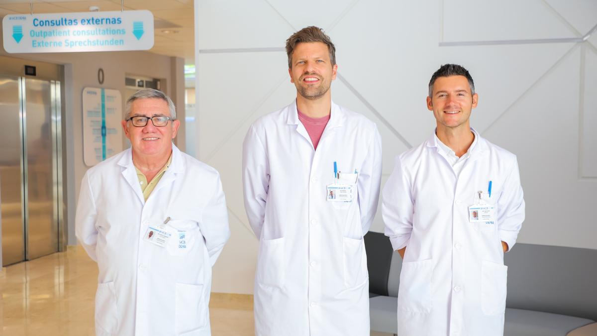 El equipo de traumatología del HCB Dénia