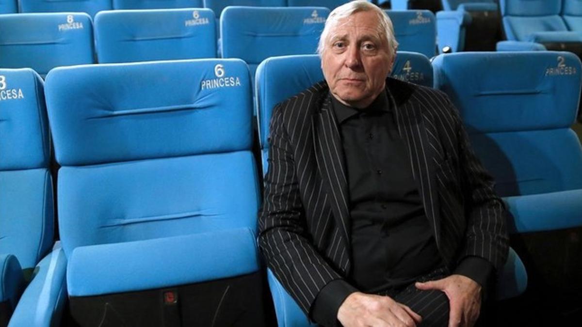 Peter Greenaway, fotografiado en Madrid el 4 de enero.