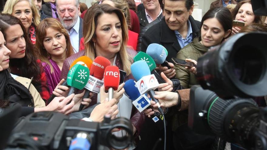 Susana Díaz valora que las listas combinen las &quot;necesidades&quot; de Ferraz y la &quot;voz de la militancia&quot;