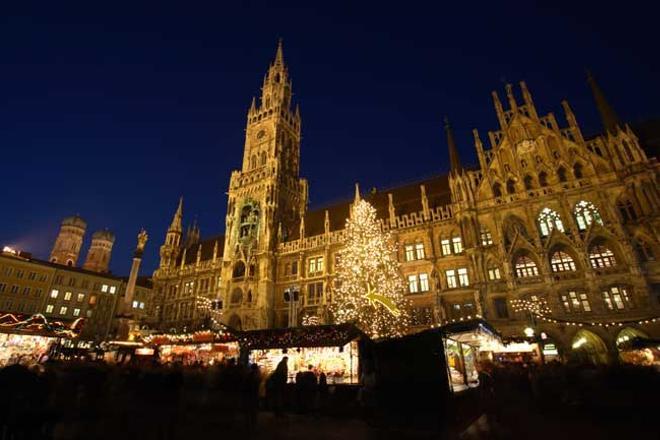 Marientplatz, centro de la Navidad