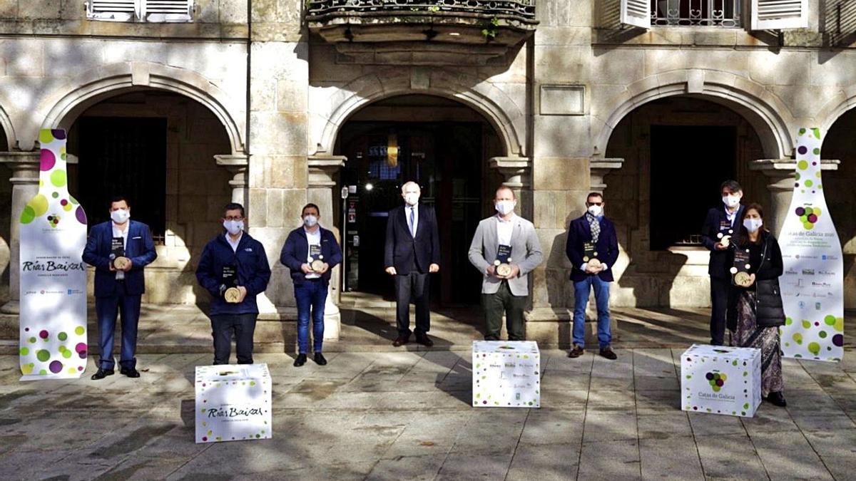 Los premiados de la D.O. Rías Baixas.   | // FDV