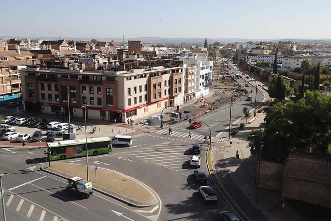 Así avanzan las obras de Ronda del Marrubial