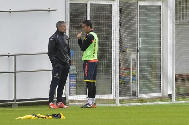 Entrenamiento de la UD Las Palmas en Barranco Seco