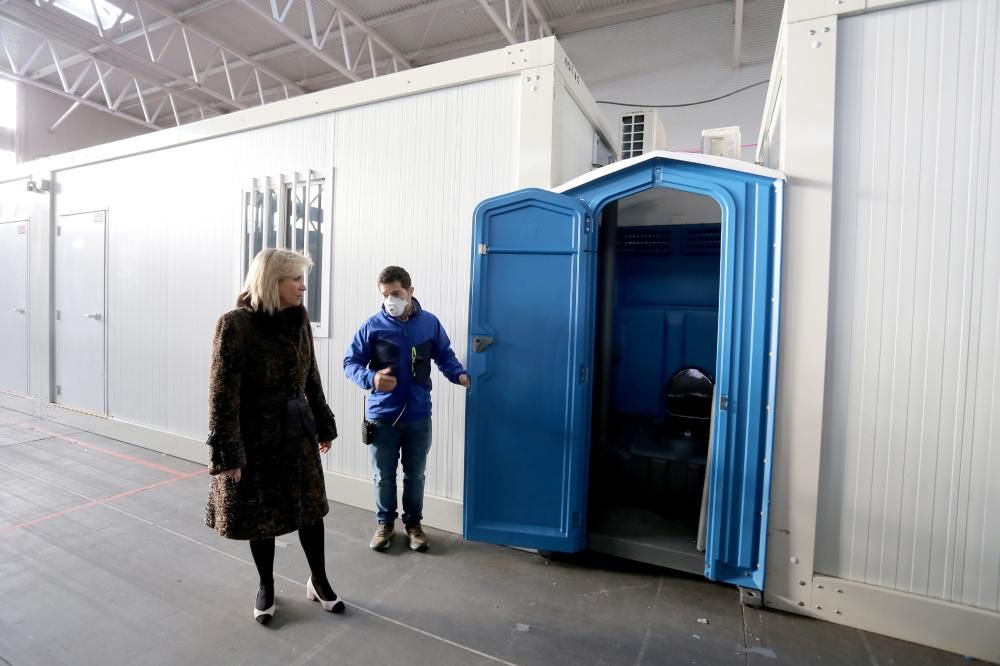 Casado, en el hospital de campaña del COVID-19