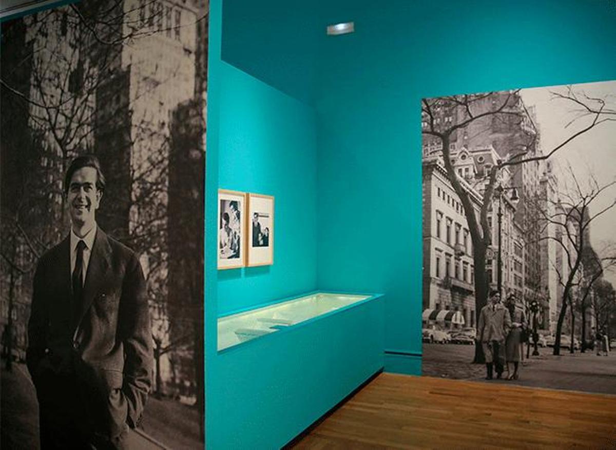 Vista de la exposición 'Ignacio Aldecoa. El oficio de escribir', también en la BNE.