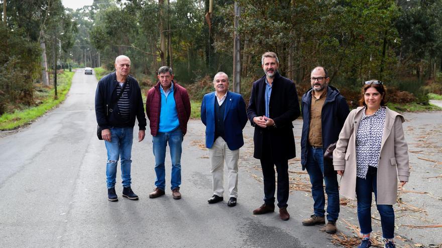 El Concello mejora la calle Canto, en Sobrán, con una inversión de 80.000 euros