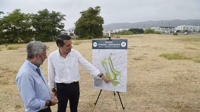 Comienza la obra del parque Poniente-Miralbaida