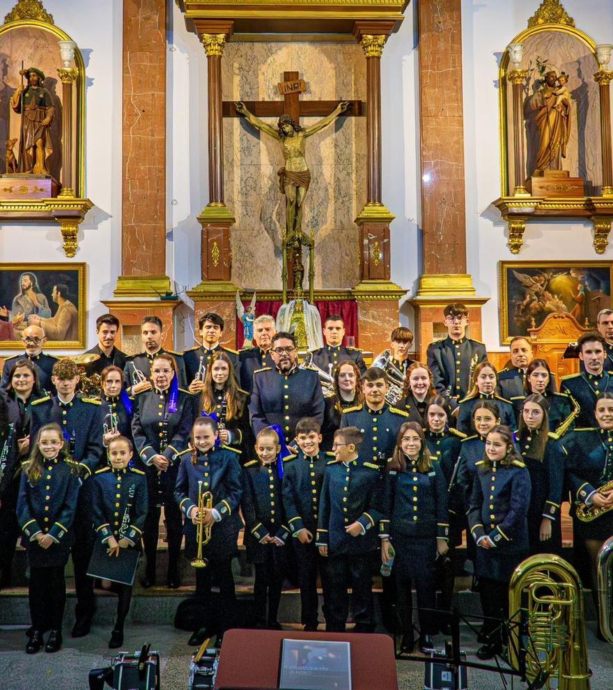 La banda de Fuenlabrada de los Montes estrena ‘La Oración en el Huerto’ de Paco Suárez