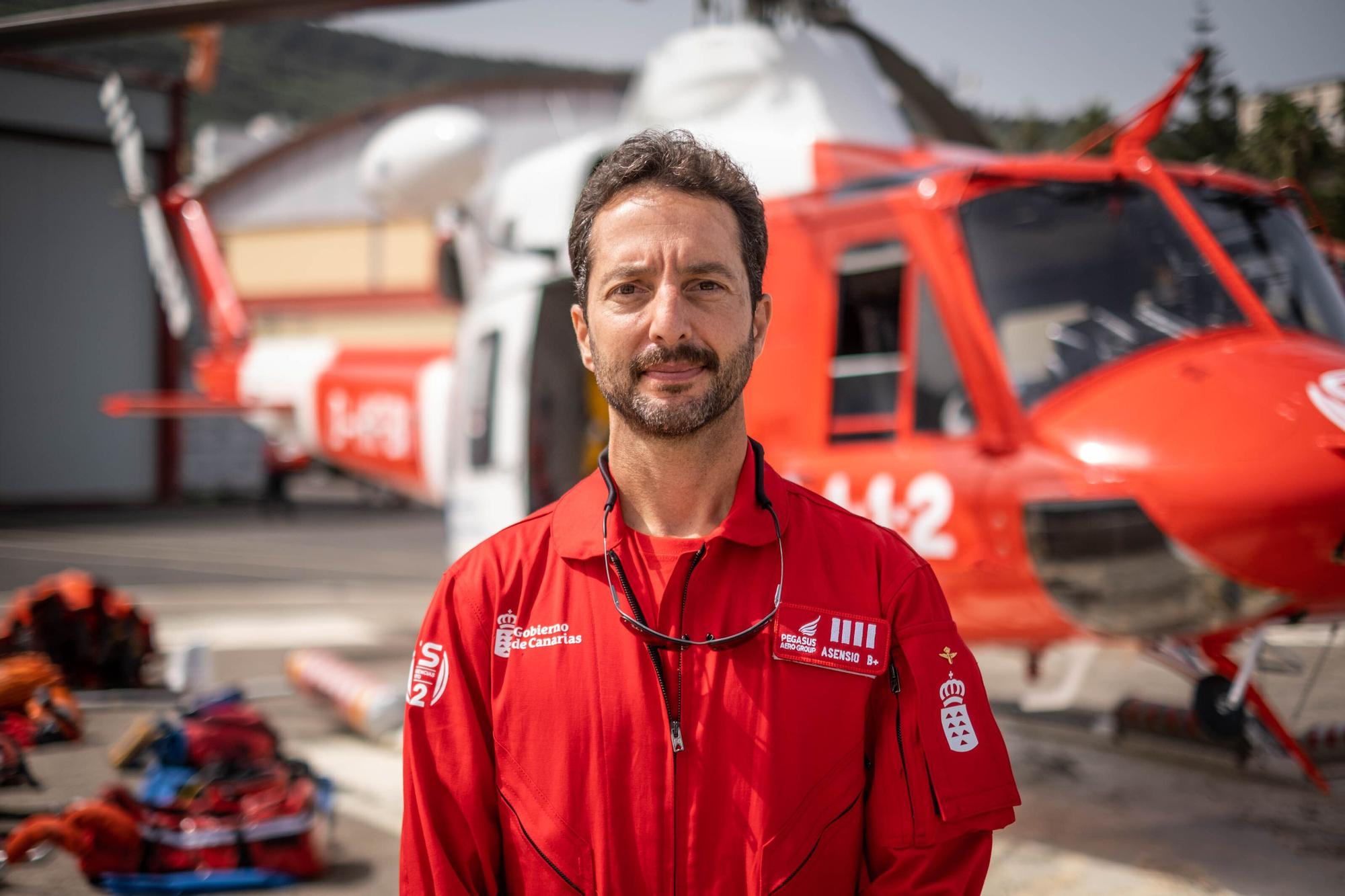 Presentación del nuevo modelo de helicópteros del Gobierno de Canarias