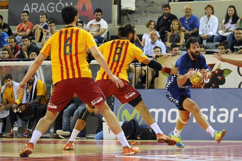 Fotogalería del BM Aragón contra el Barcelona