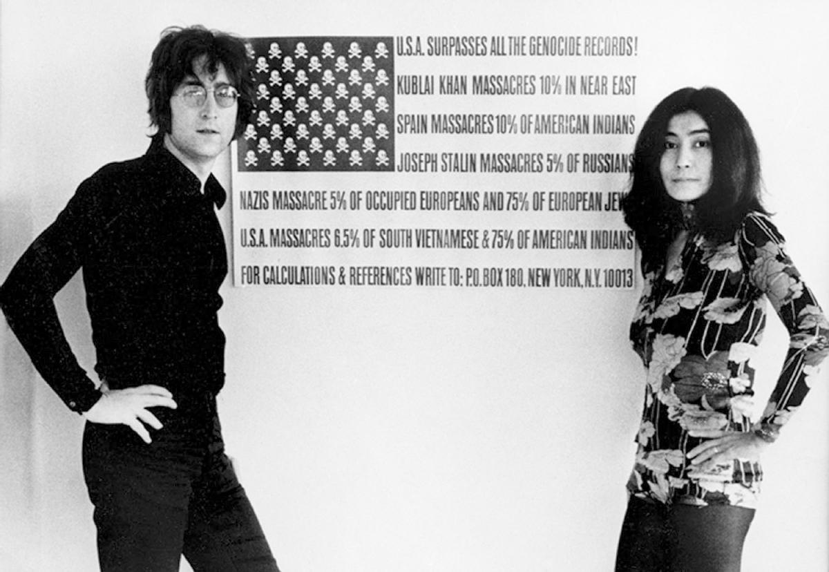 John Lennon y Yoko Ono