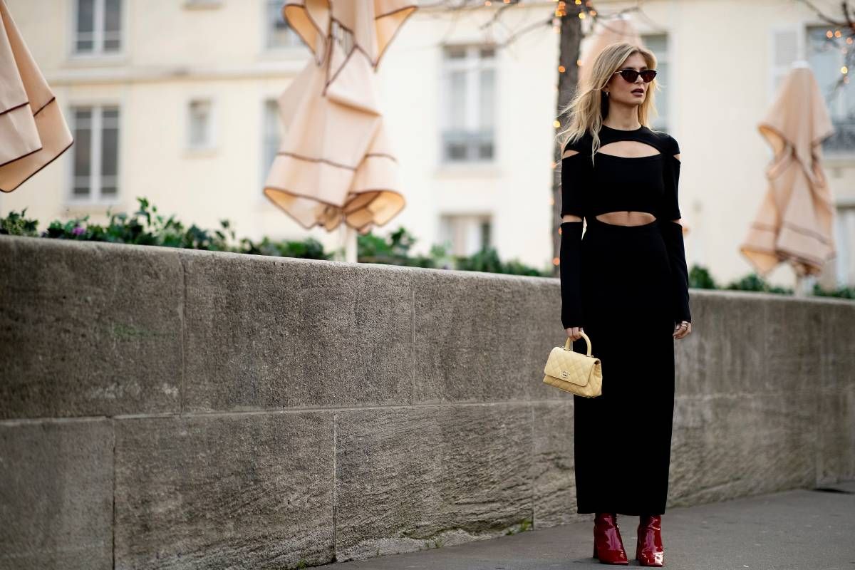 Vestidos 'cut out' en street style