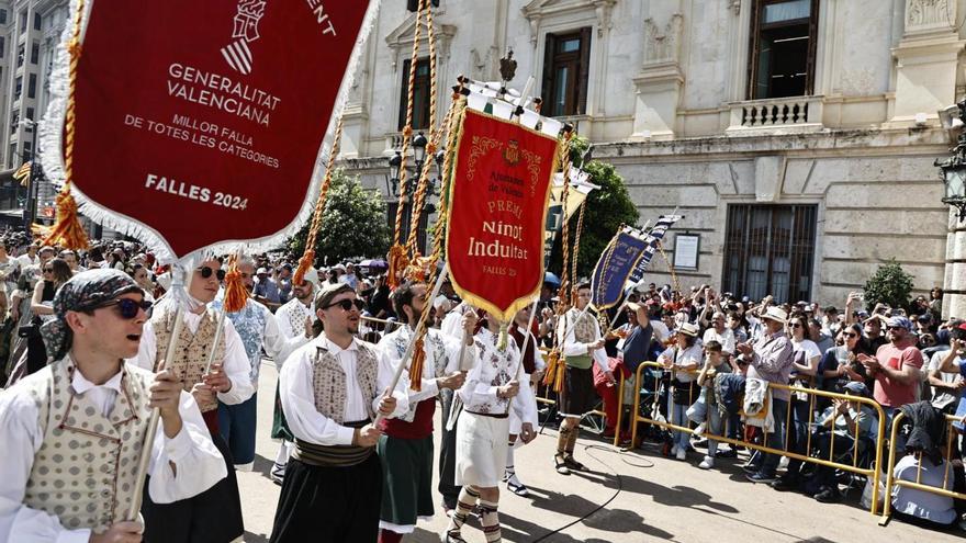 Tensión en la entrega de premios de las Fallas 2024